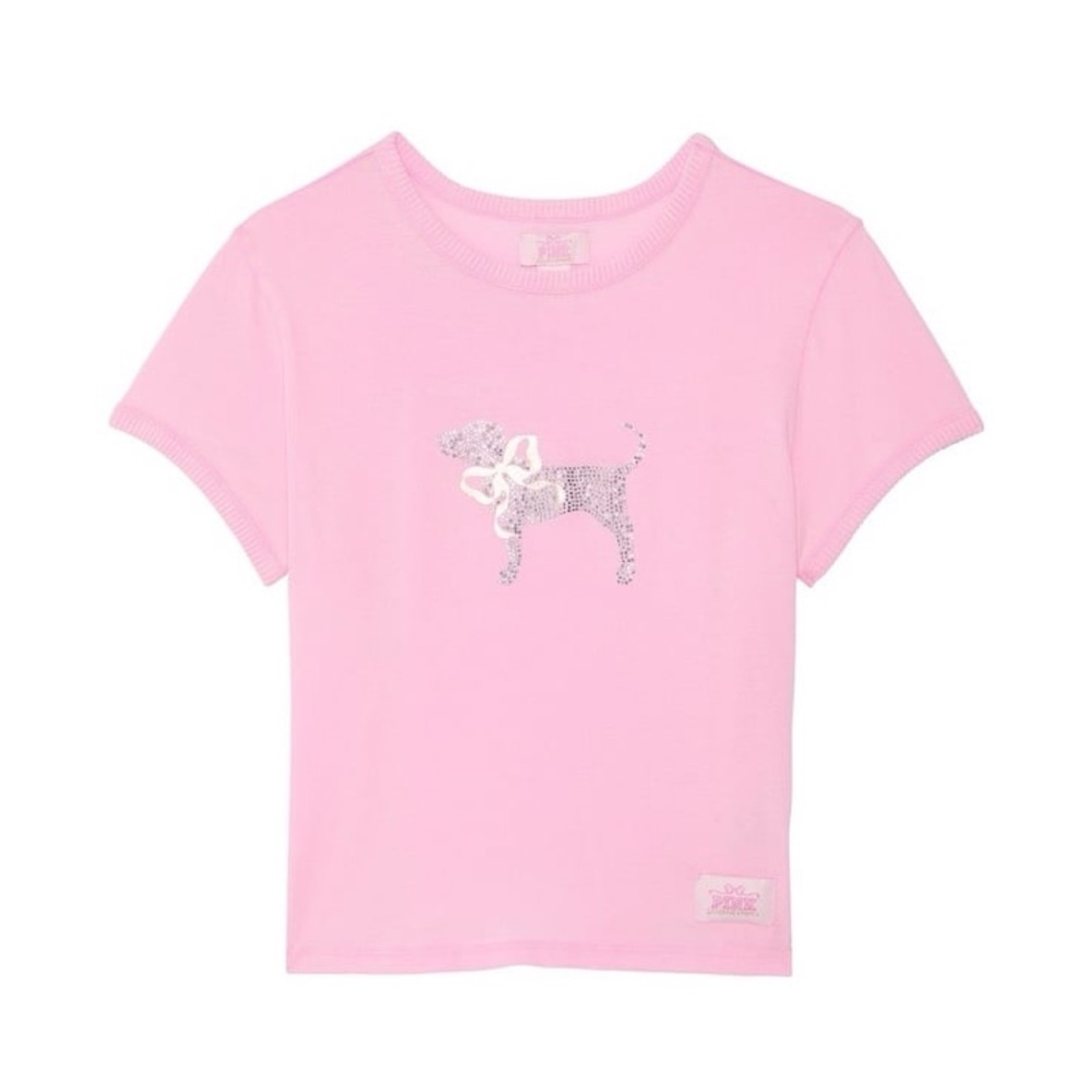 Victoria’s Secret PINK and loveshackfancy retro shirt size medium new with tags